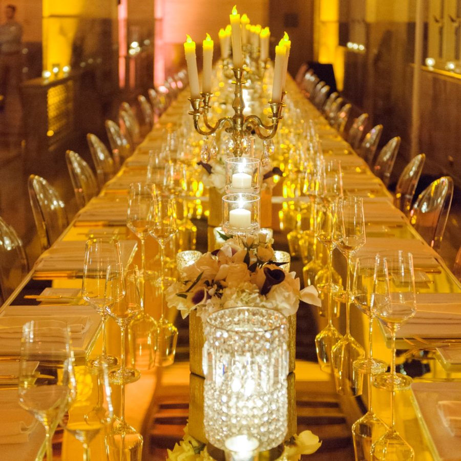 royal banquet table setting